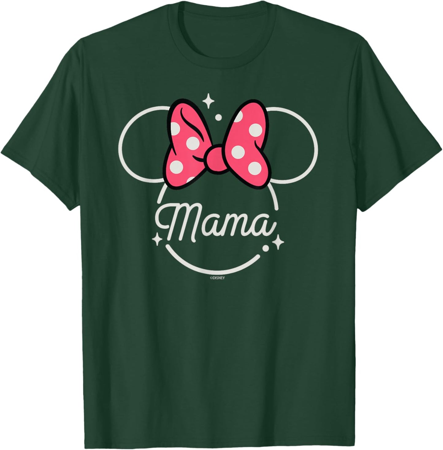 Disney Minnie Mouse Mama Head Icon Magic Mother's Day , black T-Shirt - T-Shirt | Forest