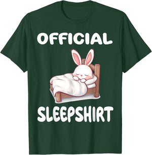 Bunny Rabbit Official Sleepshirt Pajamas Nightgown T-Shirt - T-Shirt | Forest