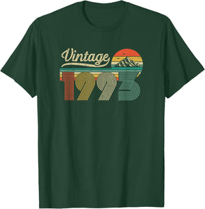 Vintage 1993 Anniversaire 33 Ans pour Hommes Femmes T-Shirt - T-Shirt | Forest