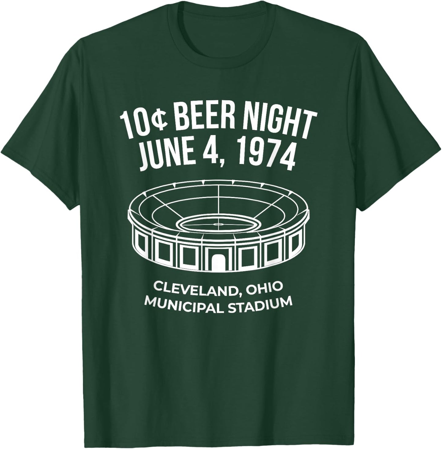 Cleveland Baseball Shirt Retro 10 Cent Beer Night T-Shirt - T-Shirt | Forest