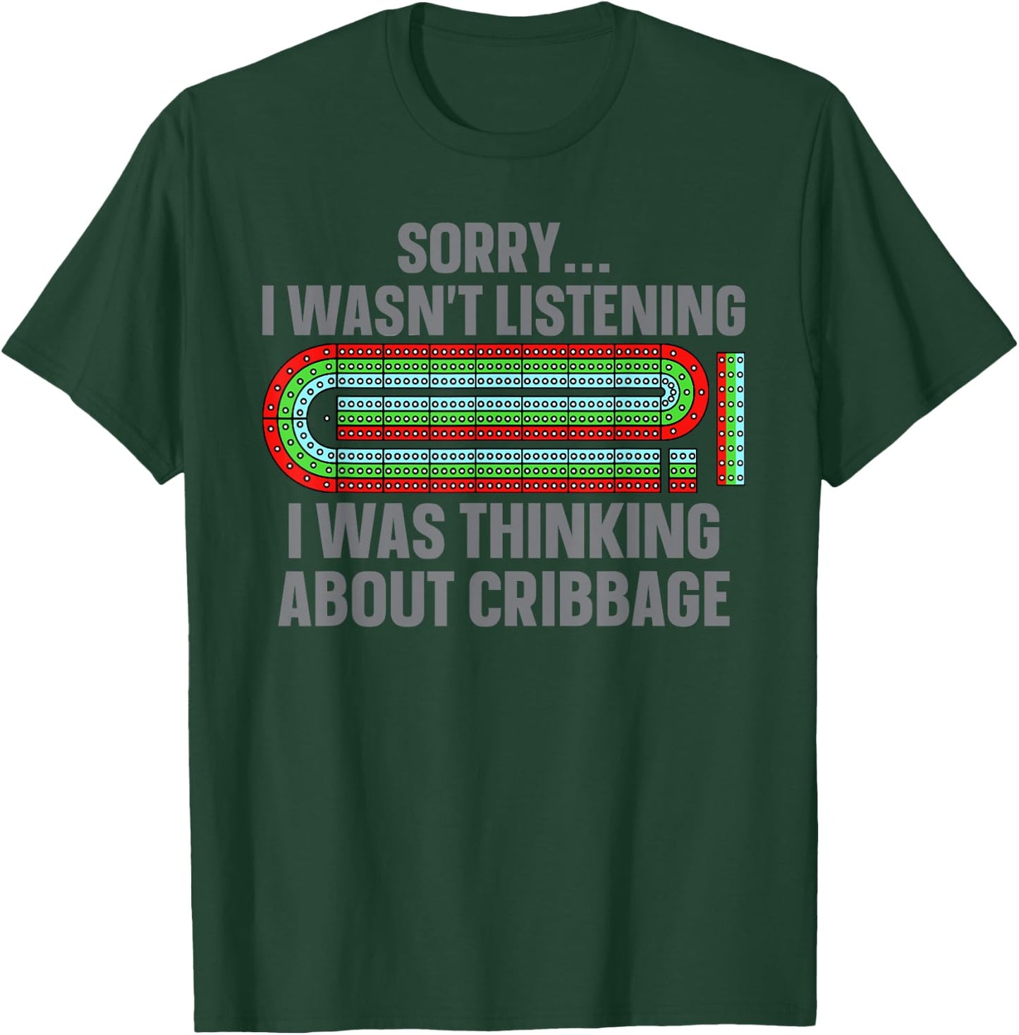 Cute Cribbage Design Women Card Game Cribbage Player T-Shirt - T-Shirt | Forest