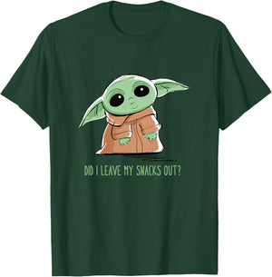Kids The Mandalorian Grogu Snacks Meme T-Shirt - T-Shirt | Forest