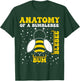 Bumble Bee Anatomy Bee Lovers T-Shirt - T-Shirt | Forest