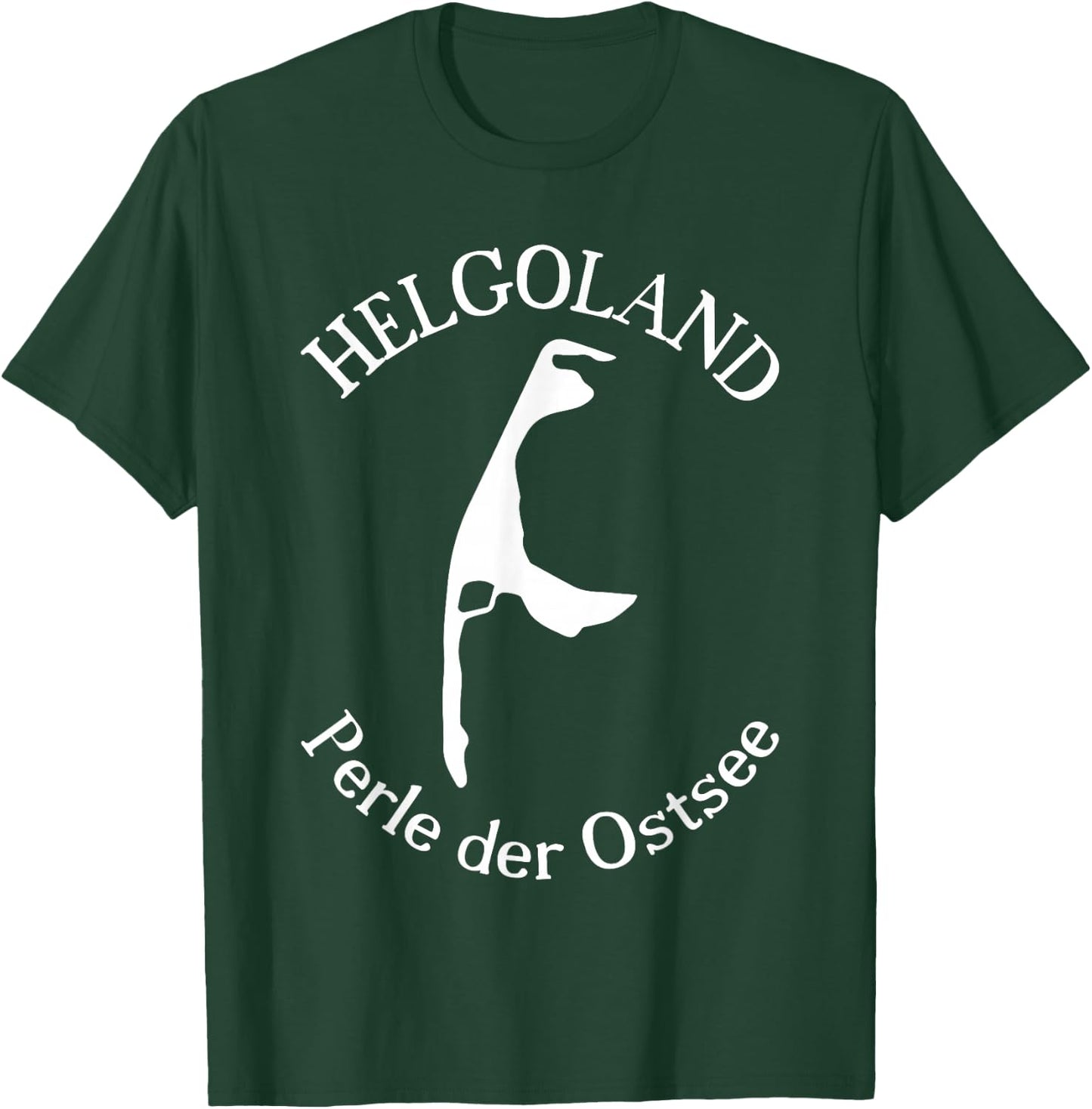 Helgoland or Sylt - Pearl of the Baltic Sea - Fun , black T-Shirt - T-Shirt | Forest