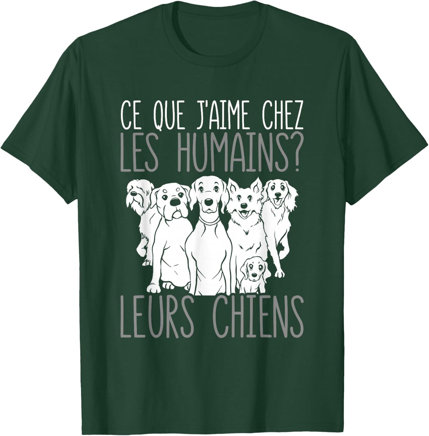 Dog Owner Their Dogs , Black, S T-Shirt - T-Shirt | Forest