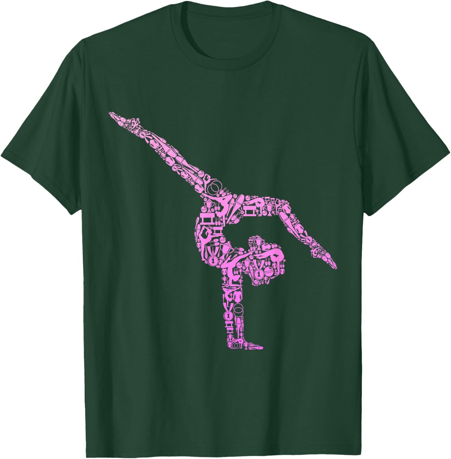 Gymnastics Children's Girls' T-Shirt - T-Shirt | Forest