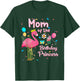 Mom of the Birthday Princess Pink Flamingo Party Squad T-Shirt - T-Shirt | Forest