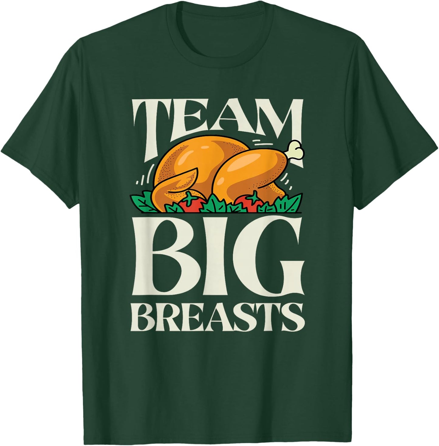 Funny Thanksgiving Men Turkey T-Shirt - T-Shirt | Forest