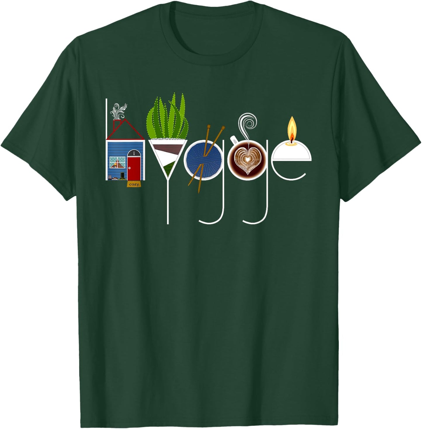 Hygge Home Ideas T-Shirt - T-Shirt | Forest