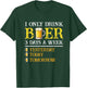 I Only Drink Beer Three Times A Week Vintage Beer Funny Beer T-Shirt - T-Shirt | Forest