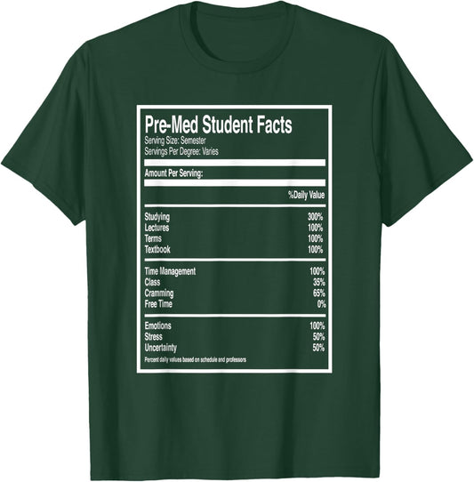 Pre-Med College Student for Medical Students T-Shirt - T-Shirt | Forest