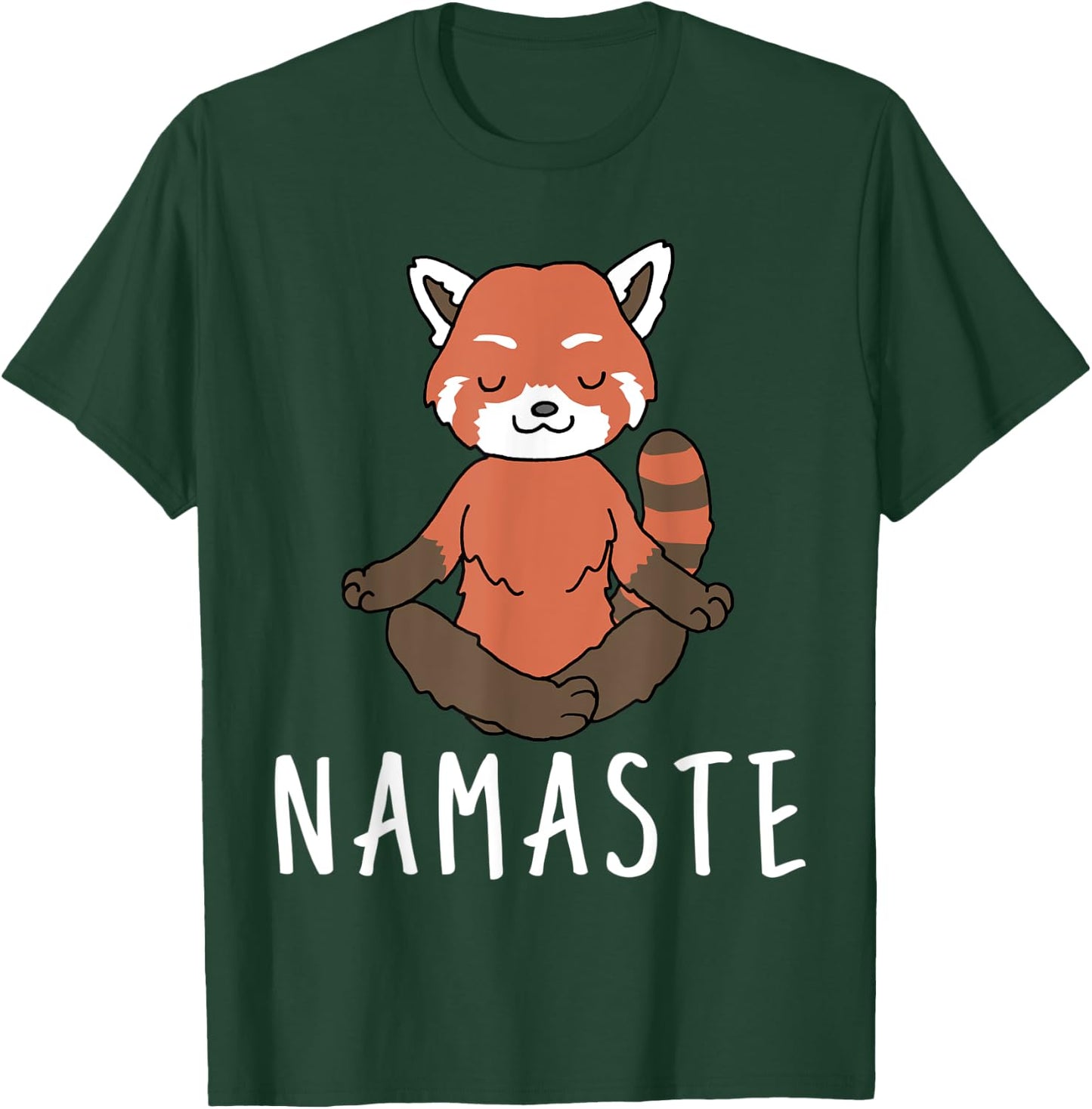 Red Panda Yoga T-Shirt - T-Shirt | Forest