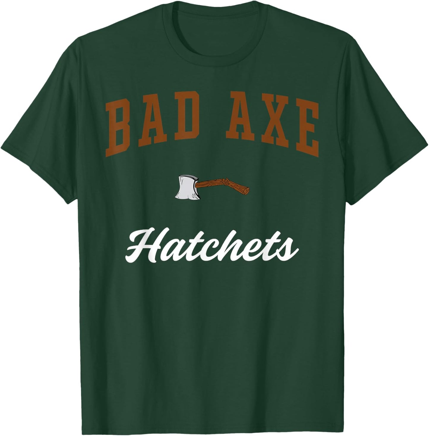 Bad Axe High School Hatchets T-Shirt - T-Shirt | Forest