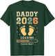 Daddy 2026 Loading, Baby Announcement, Expecting Dad T-Shirt - T-Shirt | Forest