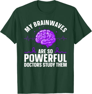 Cool Epilepsy Art Women Support Epilepsy Awareness T-Shirt - T-Shirt | Forest