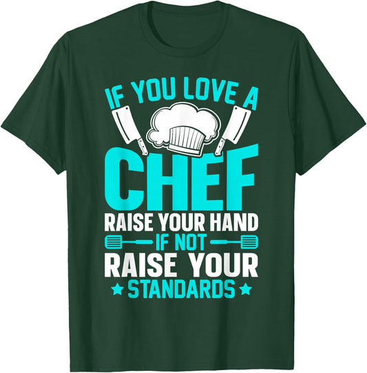 Funny Chef Cooking Gifts Culinary Cook FIDIMA -Adults Black T-Shirt - T-Shirt | Forest