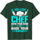 Funny Chef Cooking Gifts Culinary Cook FIDIMA -Adults Black T-Shirt - T-Shirt | Forest