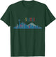 Seattle Skyline Vintage Seattle Washington T-Shirt - T-Shirt | Forest