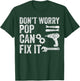 Fathers Day Grandpa, Don't Worry Pop Can Fix It T-Shirt - T-Shirt | Forest