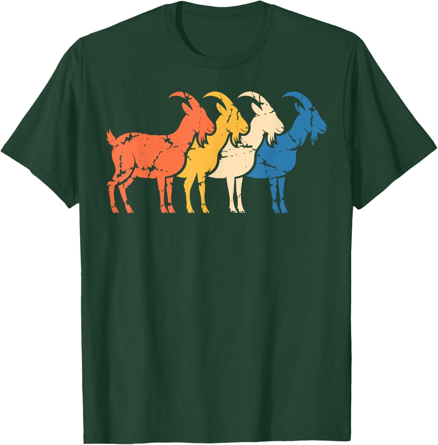 Goat Farmer Funny Goat T-Shirt - T-Shirt | Forest
