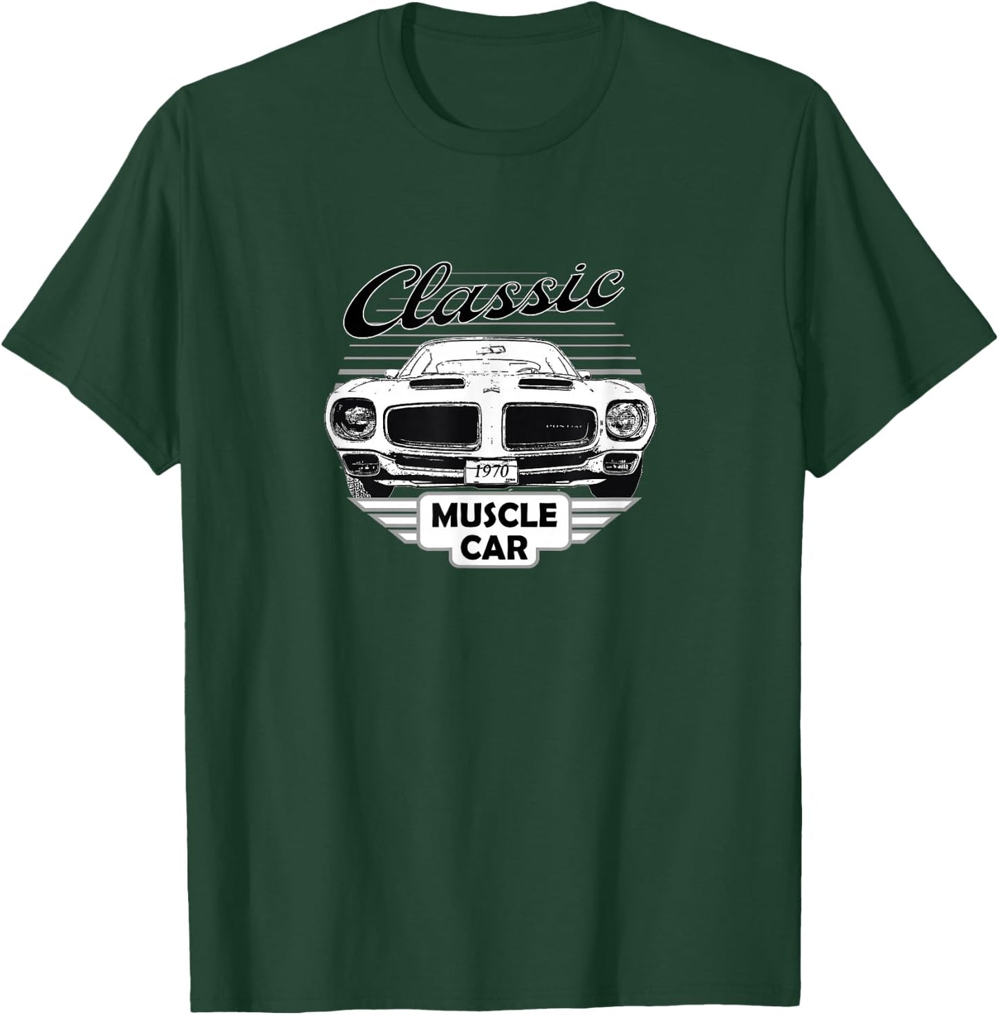 Firebird Classic American Muscle Car 70s T-Shirt - T-Shirt | Forest