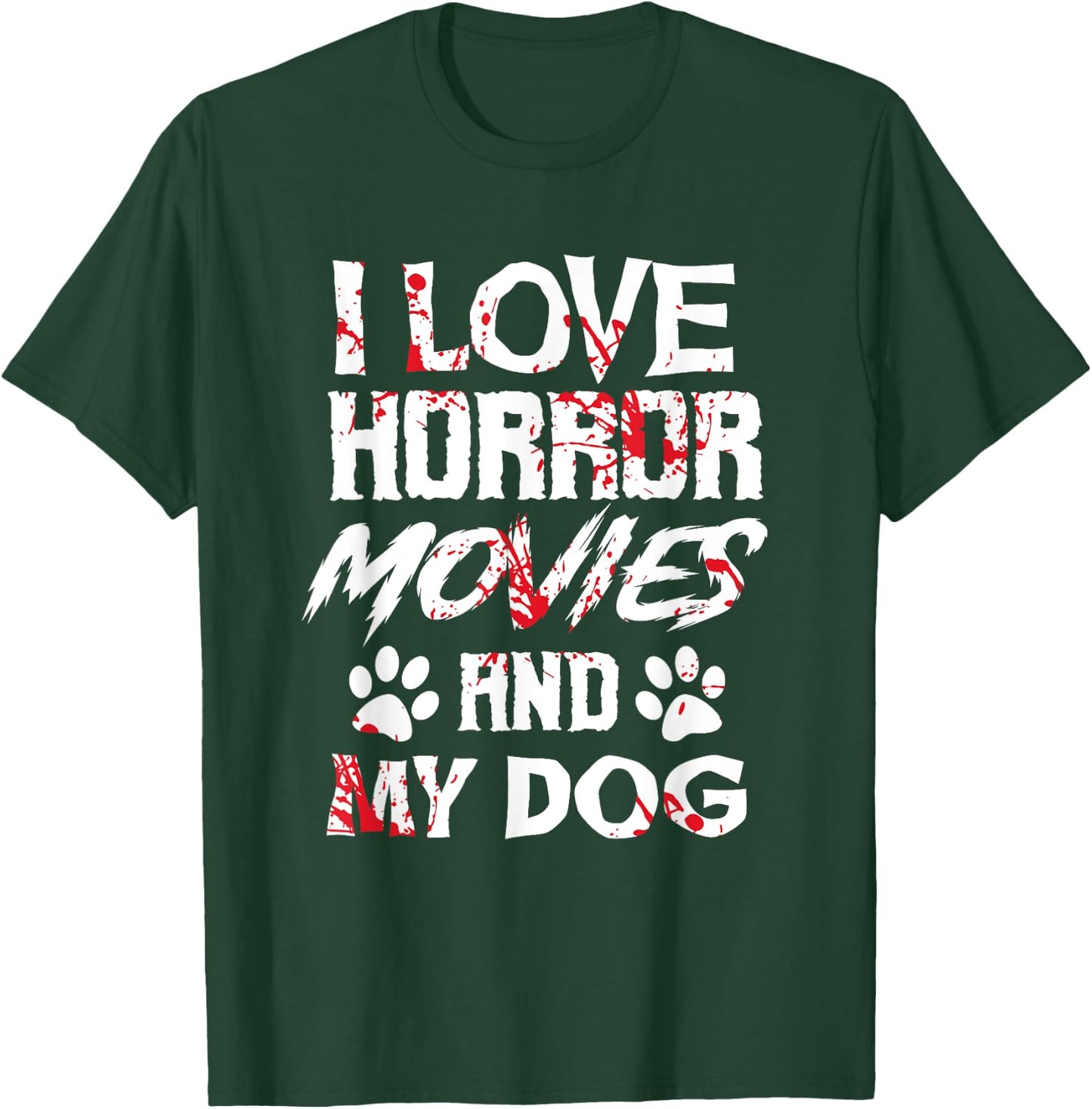 Horror Movies Scary Film Lovers Halloween Fans Thriller T-Shirt - T-Shirt | Forest