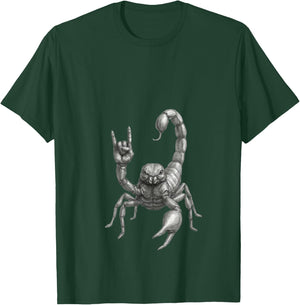 Scorpion Festival Band Cool Scorpion Retro Rock Music Lover V-Neck T-Shirt - T-Shirt | Forest