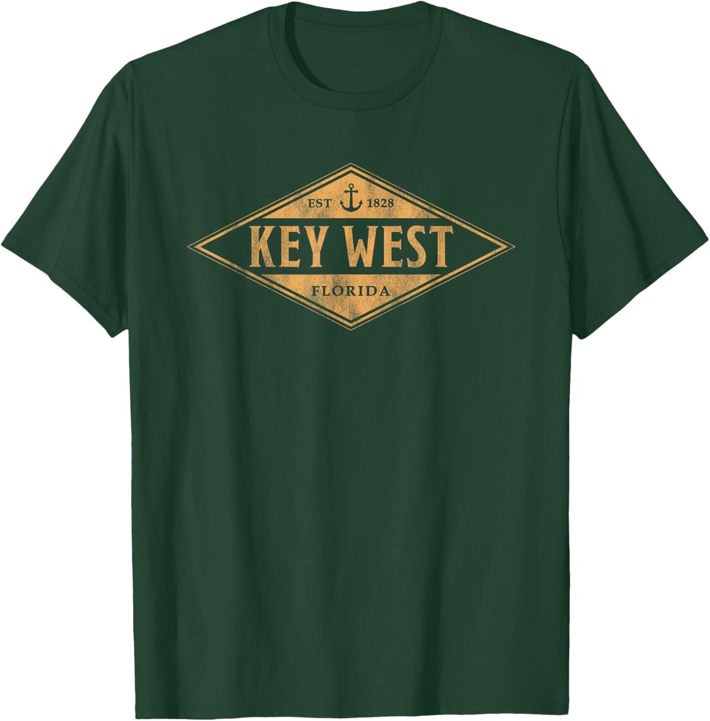 Retro Key West Florida Souvenir Vacation Vintage T-Shirt - T-Shirt | Forest