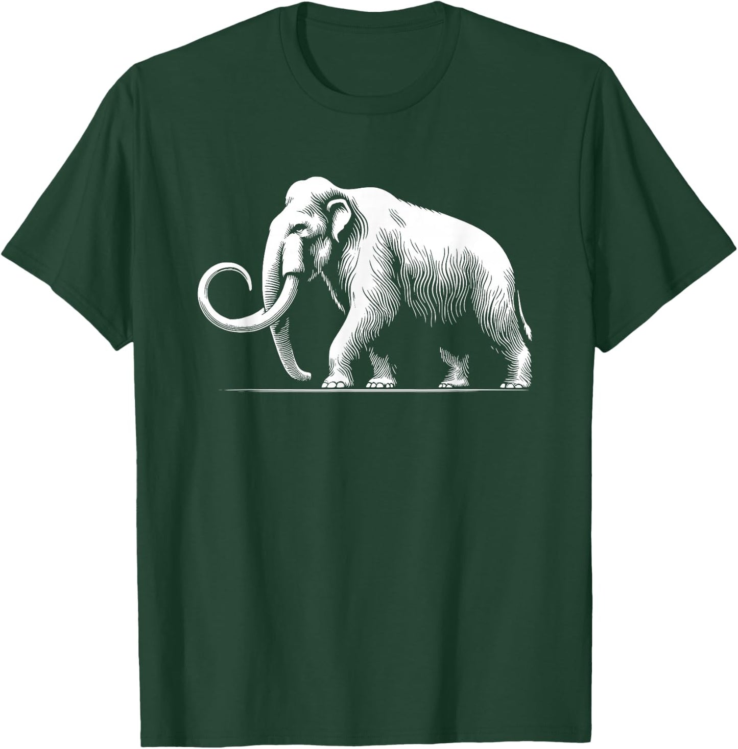 Mammoth Dad Mom Lover - Monochromatic Mammut , black T-Shirt - T-Shirt | Forest