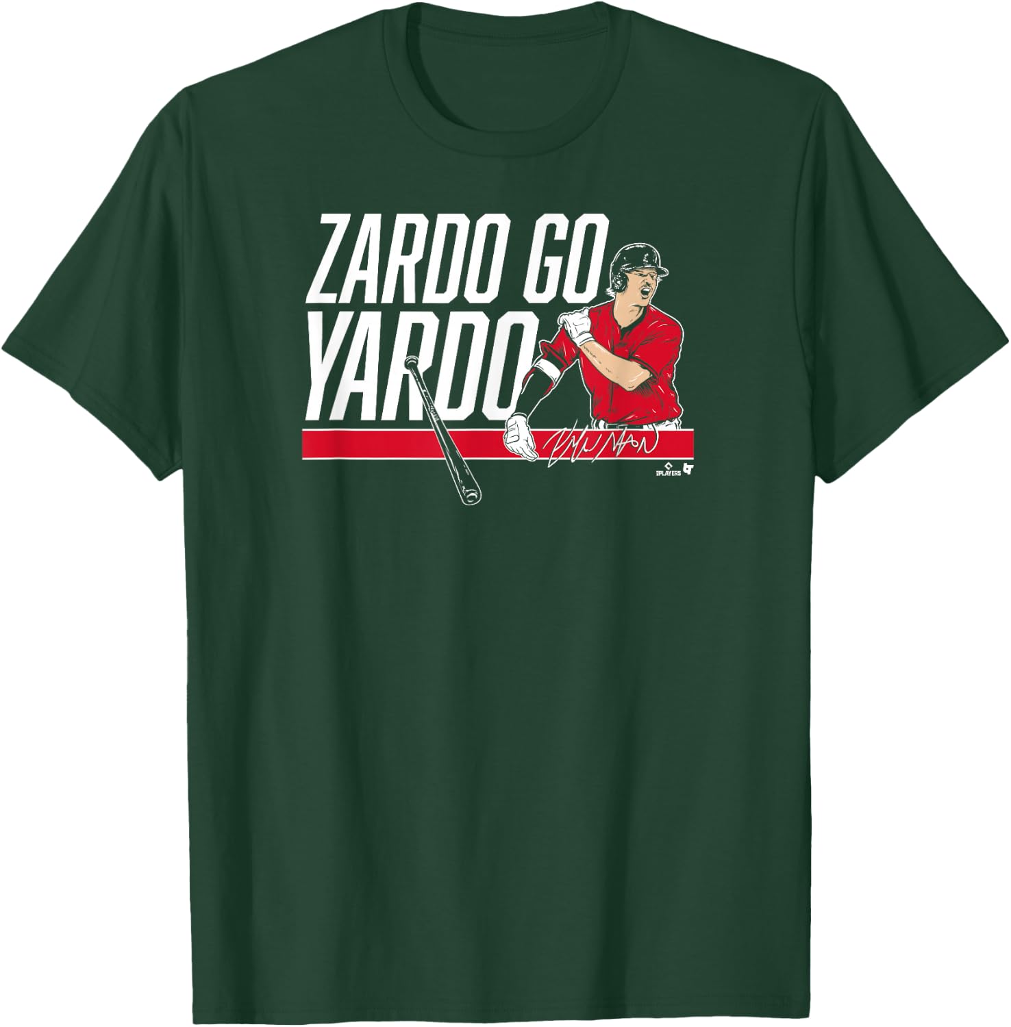 Kyle Manzardo - Yardo Go Yardo - Cleveland Baseball T-Shirt - T-Shirt | Forest