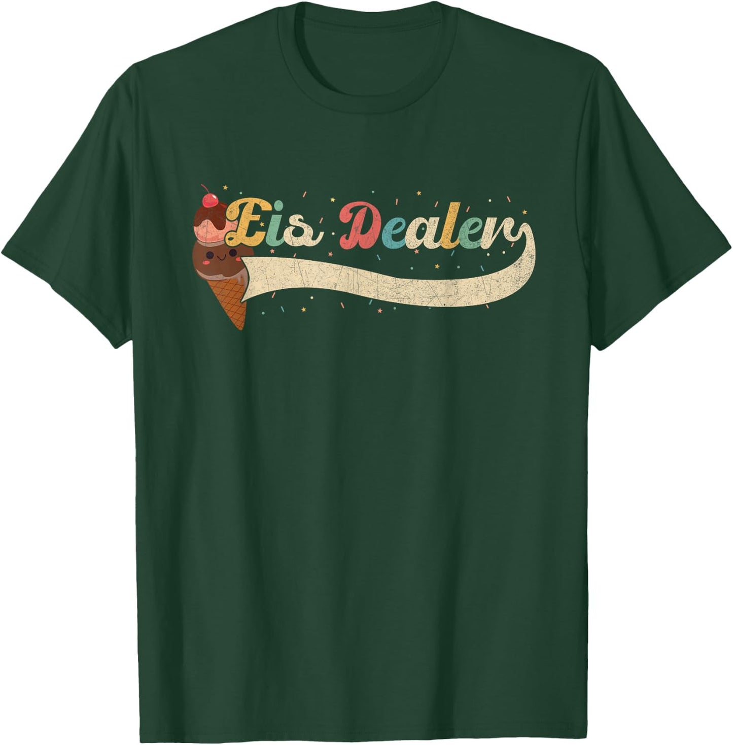 Gelatiere Eismann Lovers Ice Seller , black T-Shirt - T-Shirt | Forest