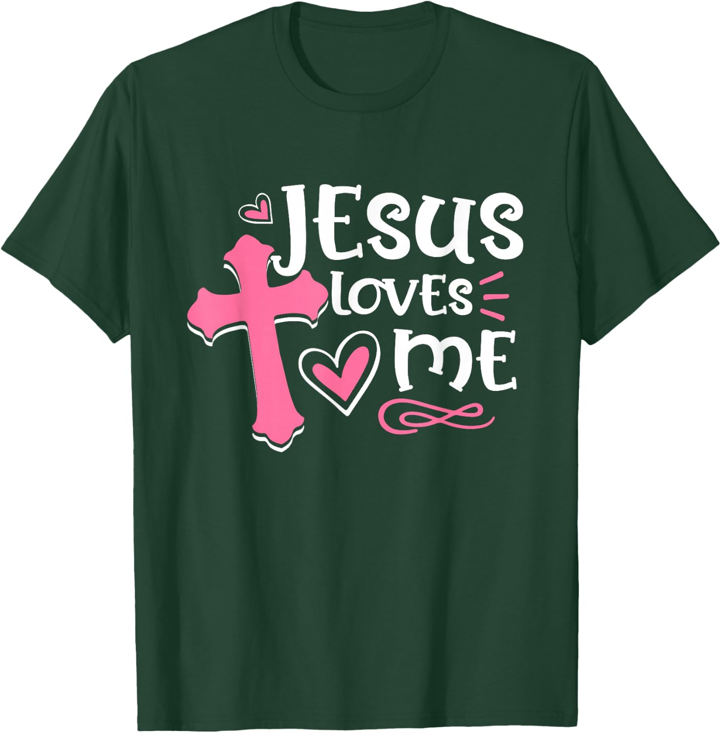 Awesome Religious Jesus's Love Jesus Loves Me Christian T-Shirt - T-Shirt | Forest
