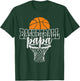 Vintage Proud Basketball Papa Fathers Day Basketball Player T-Shirt - T-Shirt | Forest