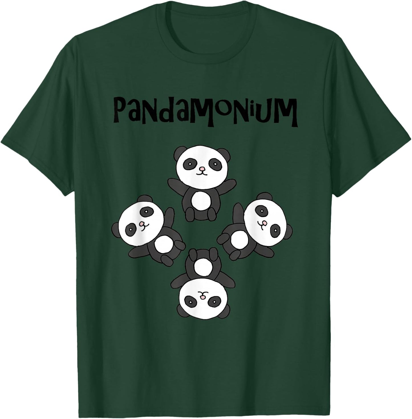 Funny Panda Bear Cartoon Smile Tea Tank T-Shirt - T-Shirt | Forest