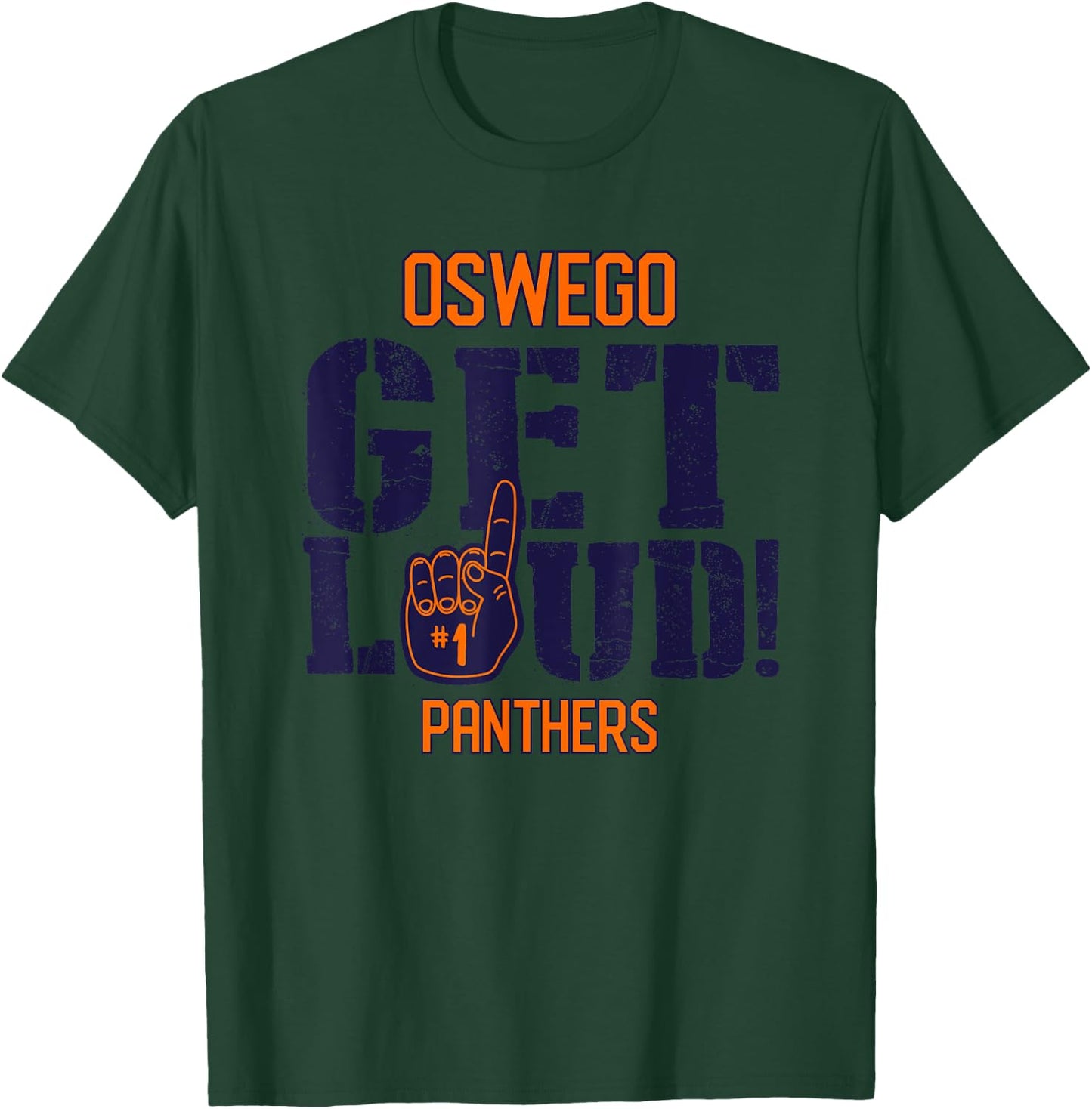Oswego High School GET LOUD Panthers T-Shirt - T-Shirt | Forest