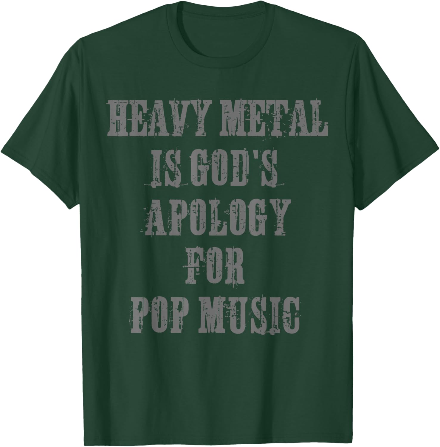Heavy Metal Head Funny Skirt Metal Fan Festival Gift T-Shirt - T-Shirt | Forest