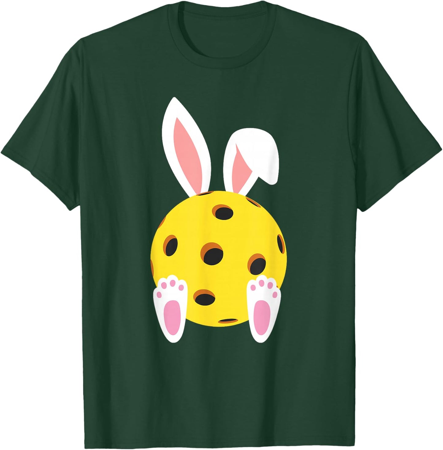 Easter Bunny Pickleball Funny Easter Rabbit T-Shirt - T-Shirt | Forest
