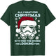 Star Wars Storm Trooper Droid Looking Christmas T-Shirt - T-Shirt | Forest