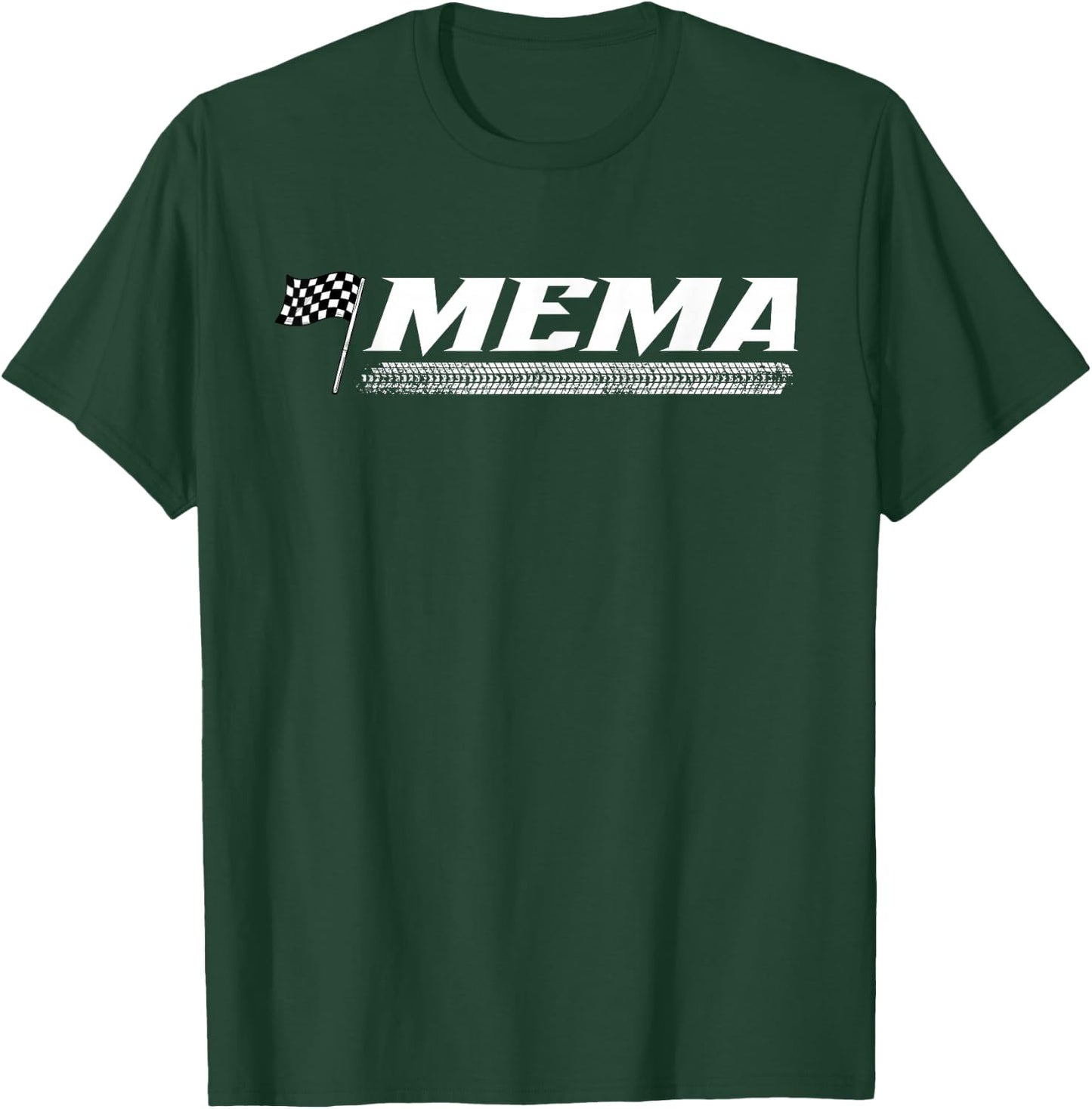 Racing Birthday Party Matching Family Pit Crew Mema T-Shirt - T-Shirt | Forest