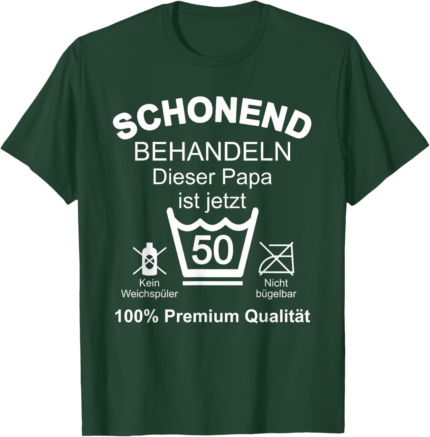 50 Geburtstag Mann 50er Papa 50 Jahre Vater Männer T-Shirt - T-Shirt | Forest