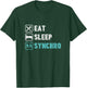 Synchronized Swimming, Swimming, Team, Eating, Sleeping, Synchro T-Shirt - T-Shirt | Forest