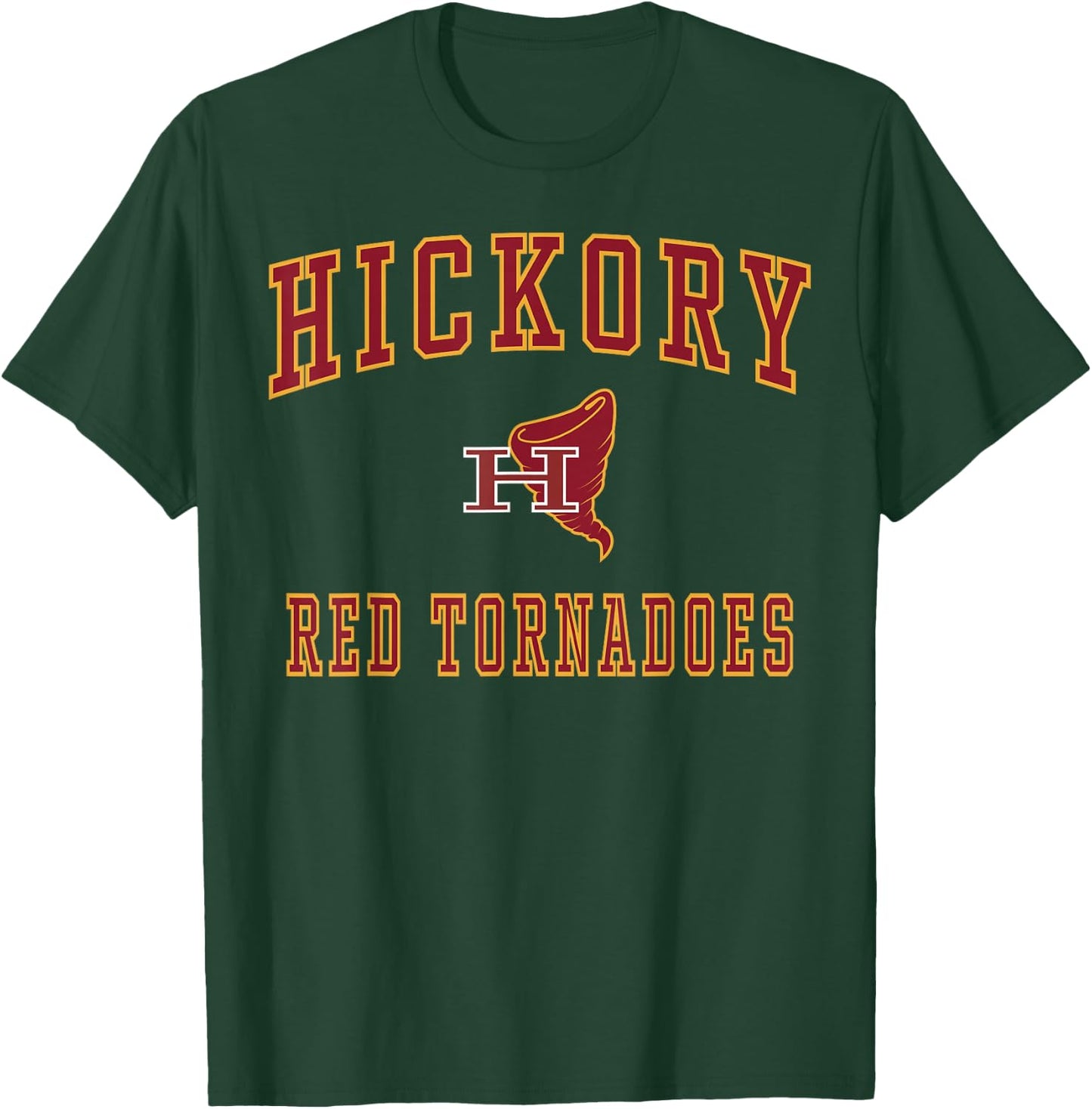 Hickory High School Red Tornadoes T-Shirt - T-Shirt | Forest
