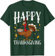 Happy Thanksgiving Turkey Pumpkin Pie Shirt Boys Girls Women T-Shirt - T-Shirt | Forest
