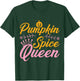 Pumpkin Spice Queen Halloween T-Shirt - T-Shirt | Forest