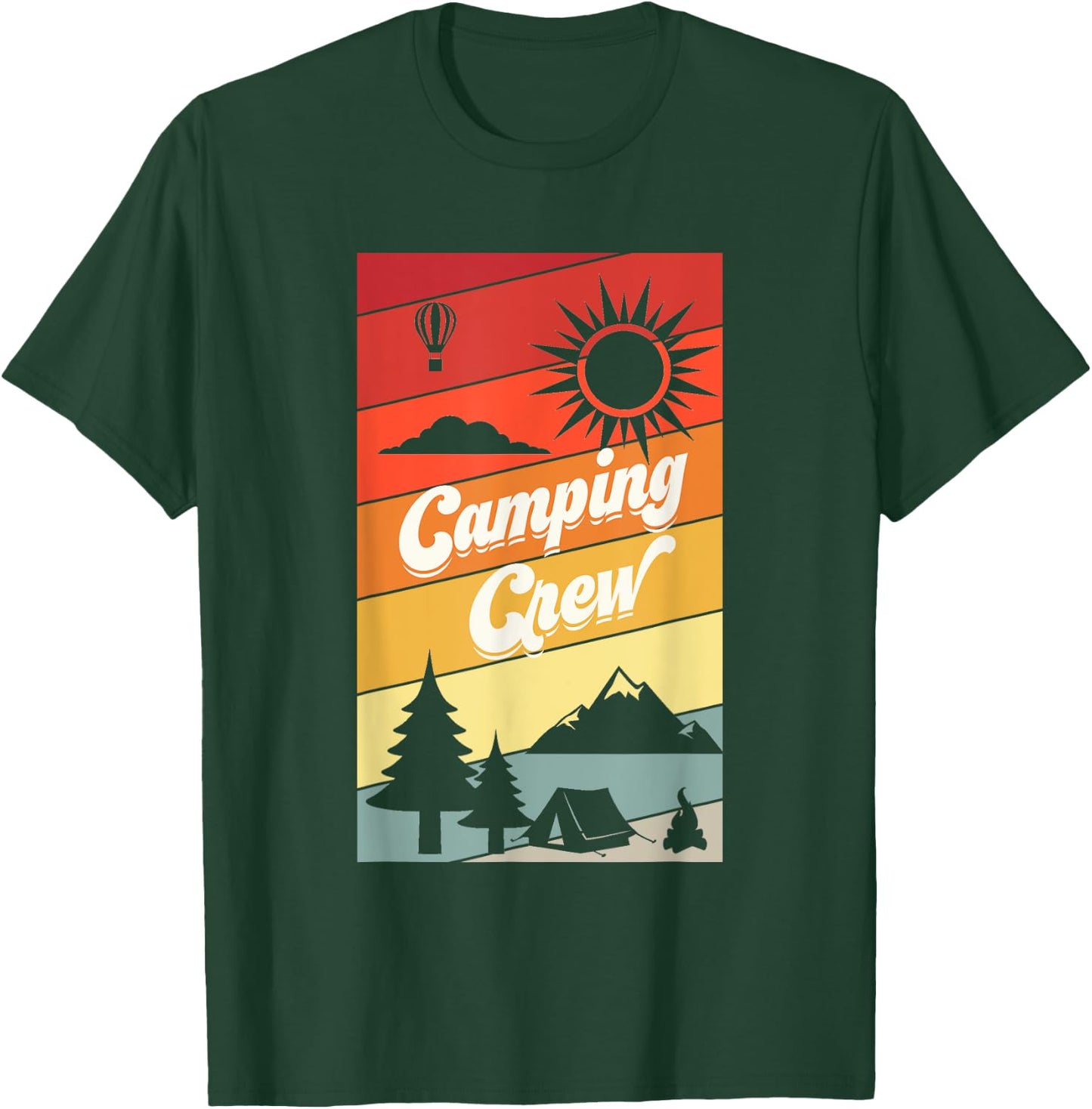 Camping Crew Shirt Camping Shirts For Family Camping Trip T-Shirt - T-Shirt | Forest