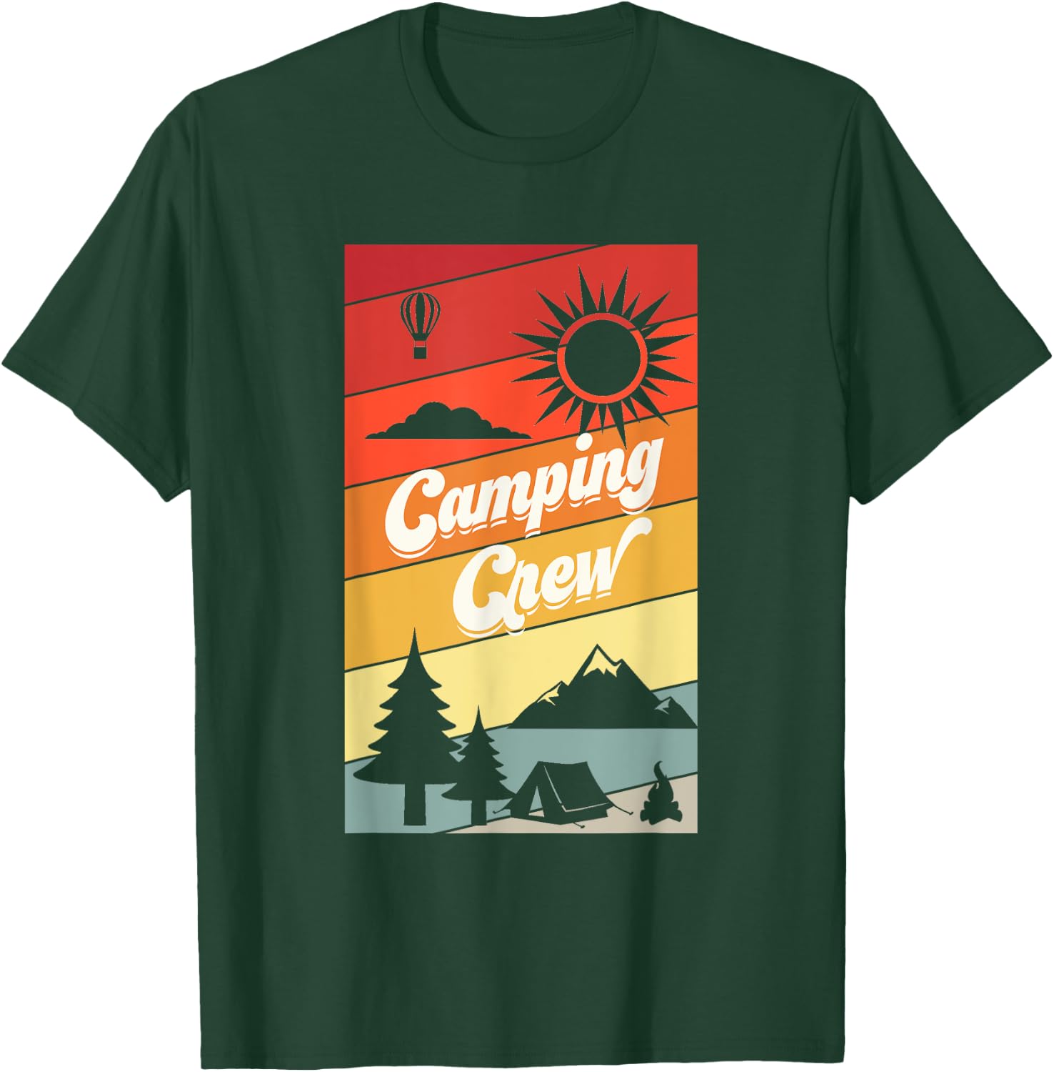 Camping Crew Shirt Camping Shirts For Family Camping Trip T-Shirt - T-Shirt | Forest