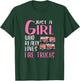 Gift Just A Girl Who Really Loves Fire Trucks T-Shirt - T-Shirt | Forest