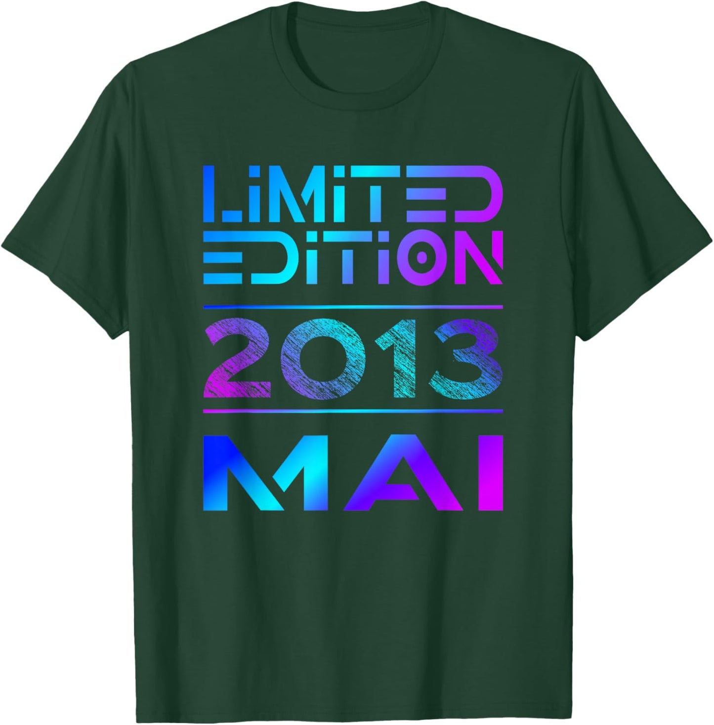Limited Edition Mai 2013 Junge Mädchen 13. Geburtstag T-Shirt - T-Shirt | Forest