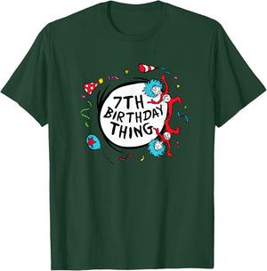 Dr. Seuss 7th Birthday Thing T-Shirt - T-Shirt | Forest