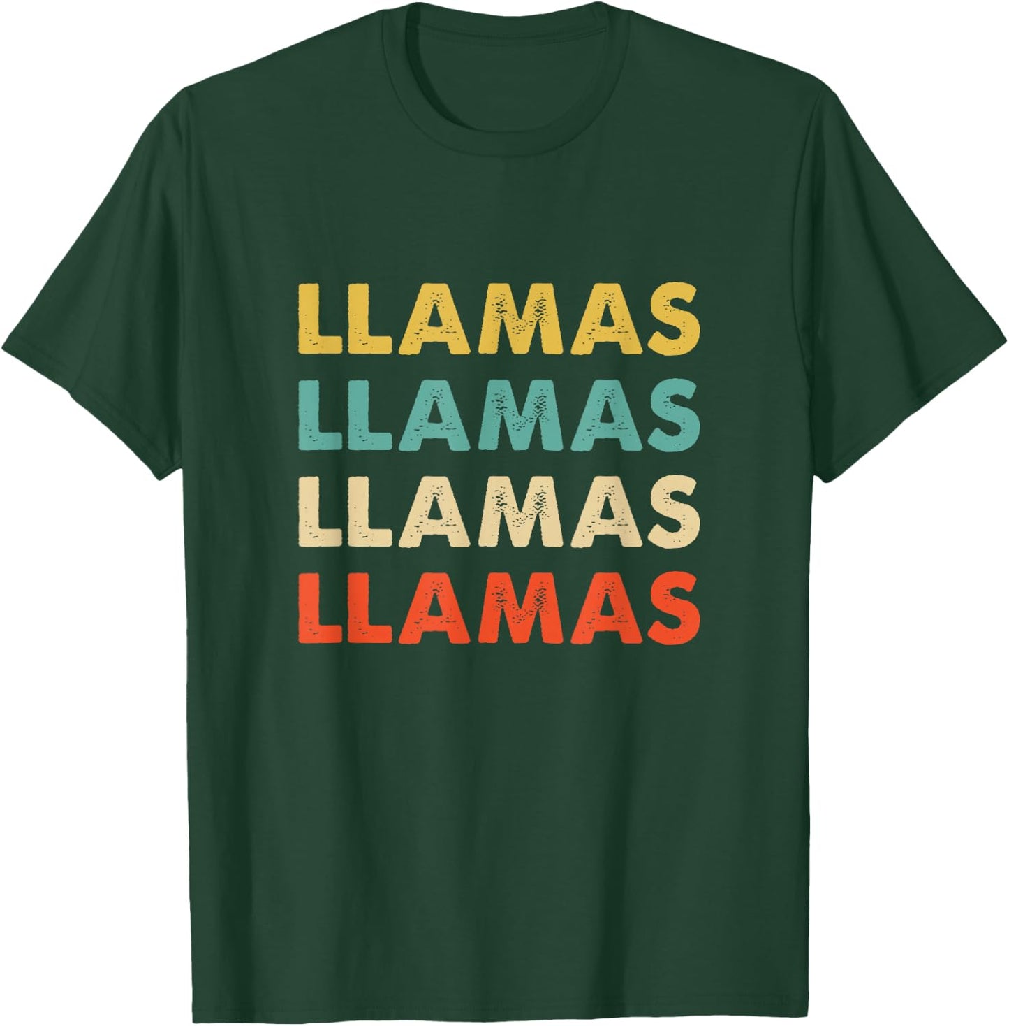 Llamas Name T-Shirt - T-Shirt | Forest